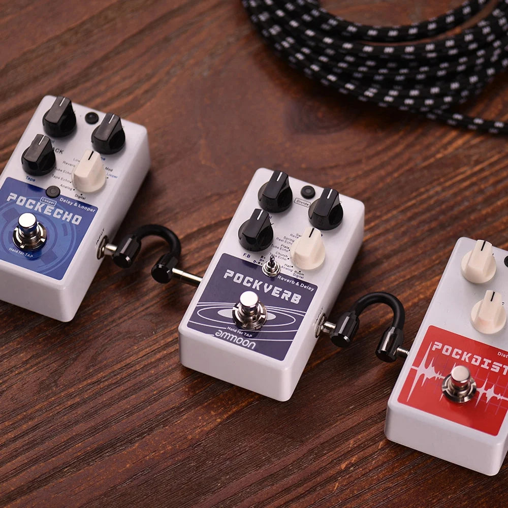 Reverb & Delay Guitar Effect Pedal with Tap Tempo N6452