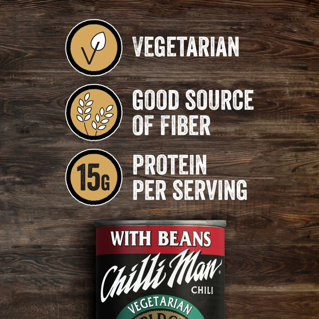 Vegetarian Chili with Beans, 15 Ounce Can (12 Pack) L51618