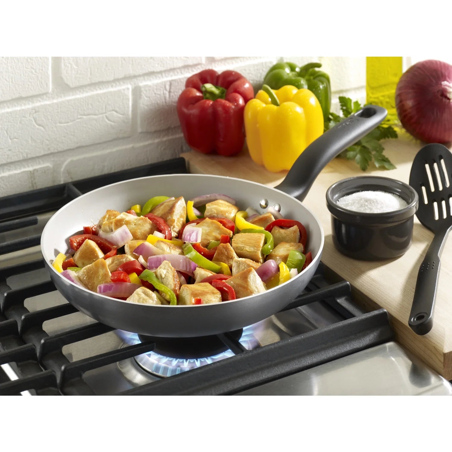 Ceramic Fry Pan, 12 Inch, Black R59445