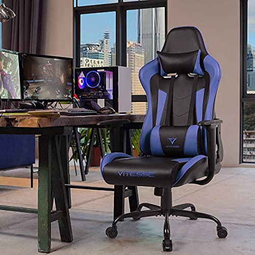 Gaming Chair High Back Ergonomic Racing Desk with Lumbar Support and Headrest C983