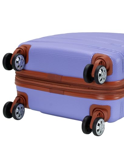Hardside Expandable Carry-On Luggage with Spinner Wheels, Lavender, 20" I185051