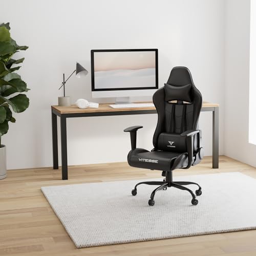 Gaming Chair High Back Ergonomic Racing Desk with Lumbar Support and Headrest C983