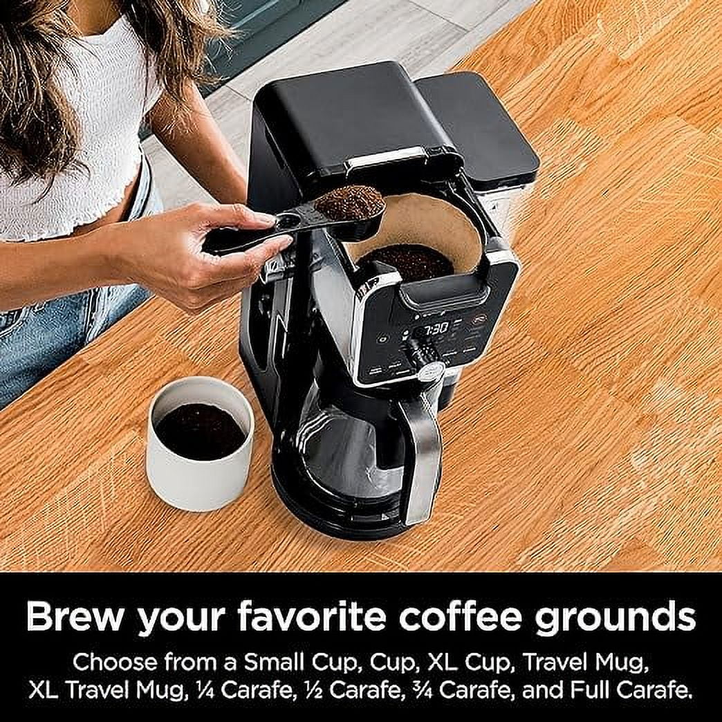 DualBrew System 12-Cup Coffee Maker 3 Brew Styles 60-oz - Black H574