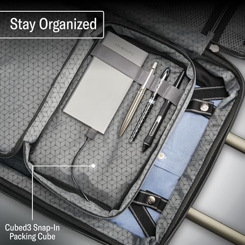 Carry-On Hardside Expandable 21-Inch Luggage with Spinner Wheels and TSA Lock C3671