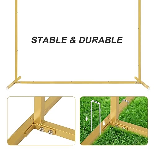 Gold Metal Square Backdrop Stand for Wedding Party Photo Background K745