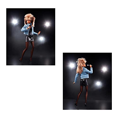 Tina Turner Barbie Doll in 90s Fashion with Microphone Accessory R717