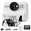 Kids Instant Print Camera 1080P HD with 3 Rolls Paper & 32GB Card U8422
