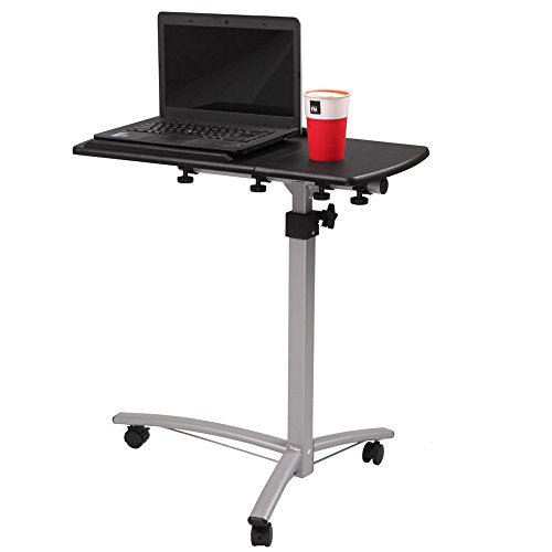 Adjustable Tilt Overbed Table with Wheels for Hospital and Home Use I458
