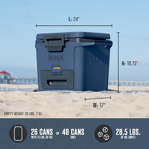 50qt Hard Cooler with Dry Storage Drawer, Slate Gray Z920