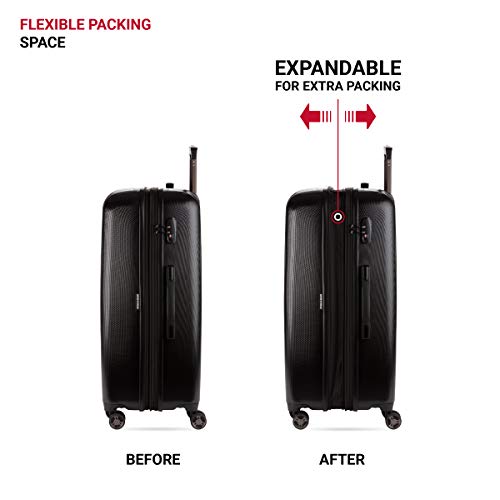 Expandable Hardside Luggage with Spinner Wheels and TSA Lock, Carry-On 19-Inch X51908