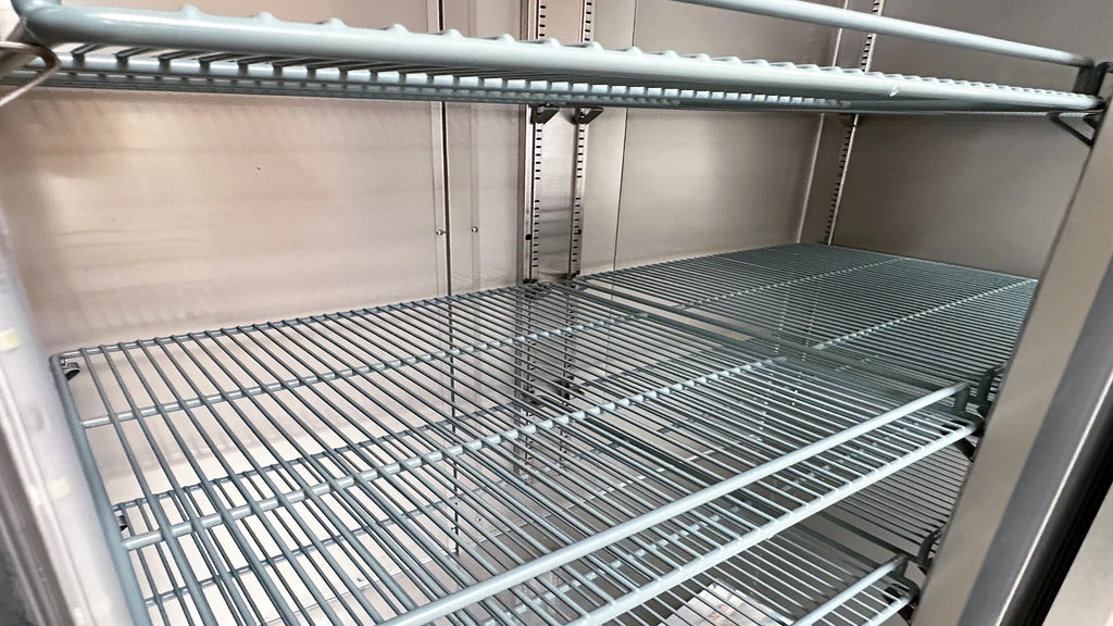 Two Glass Swing Door Stainless Steel Commercial Freezer R133