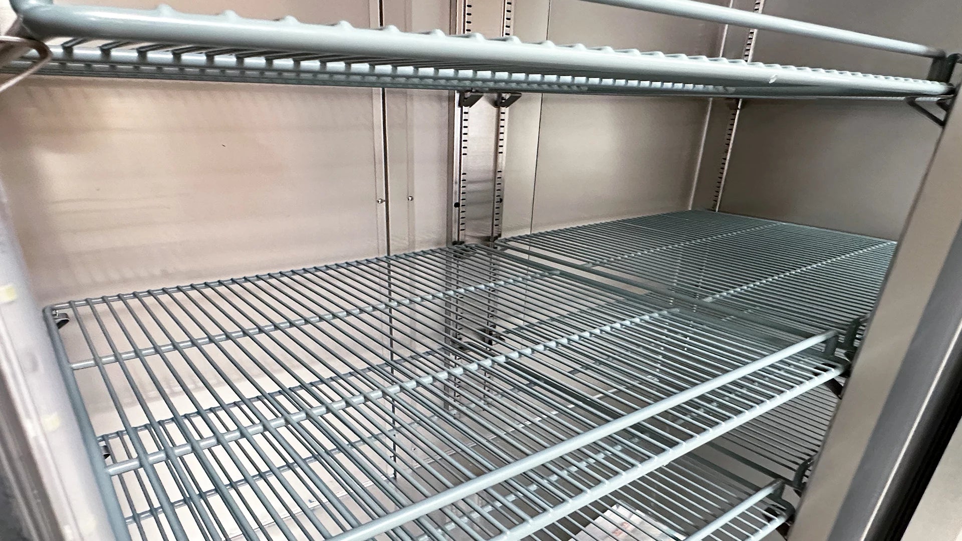 Two Glass Swing Door Stainless Steel Commercial Freezer R133