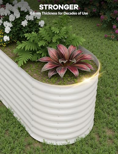 Galvanized Raised Garden Bed for Vegetables, Fruits and Flowers V33720