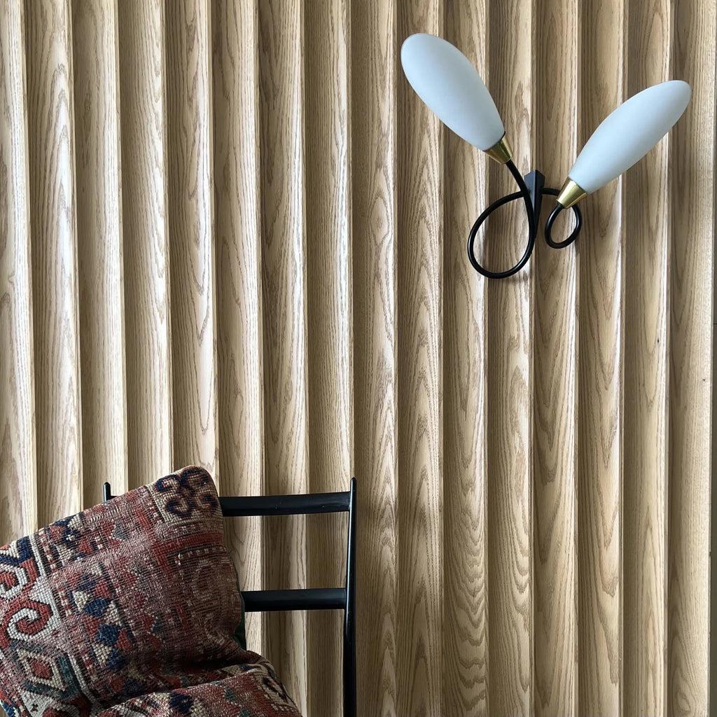 Fluted Oak Wall Paneling 6" x 72" J488176