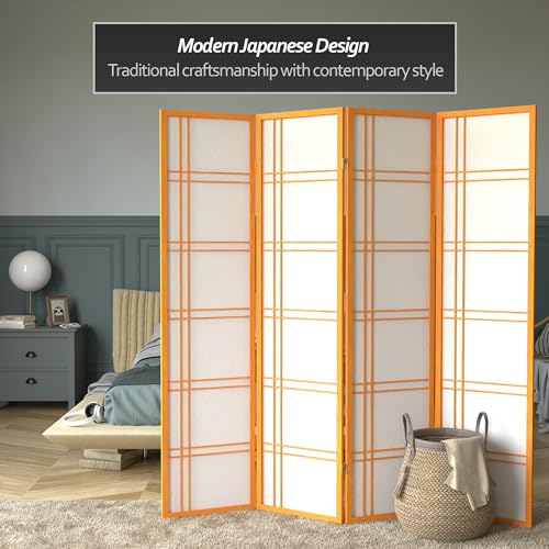 6 Panel Honey Room Divider D80902