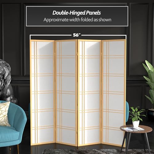 6 Panel Honey Room Divider D80902