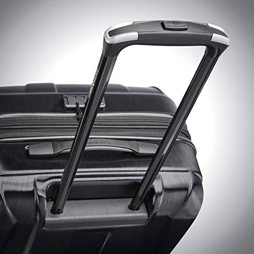 Hardside Expandable Carry-On Luggage with Spinner Wheels, Black, 20-Inch O253