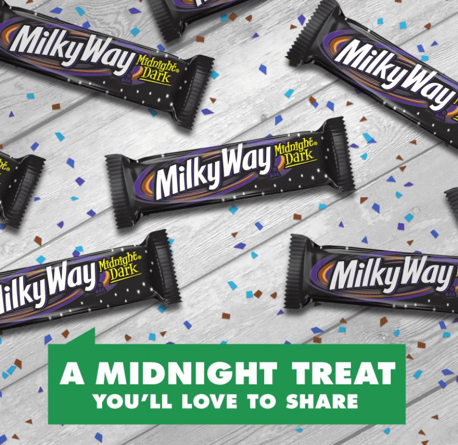 Midnight Dark Chocolate Candy Bar 24 Count C91435