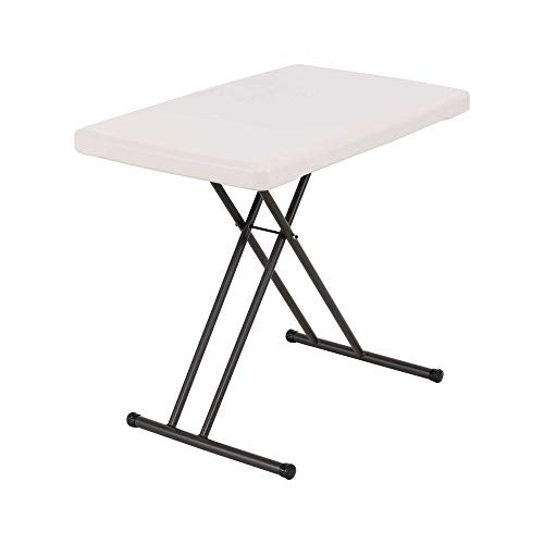 4-Foot Commercial Adjustable Folding Table, Almond T677