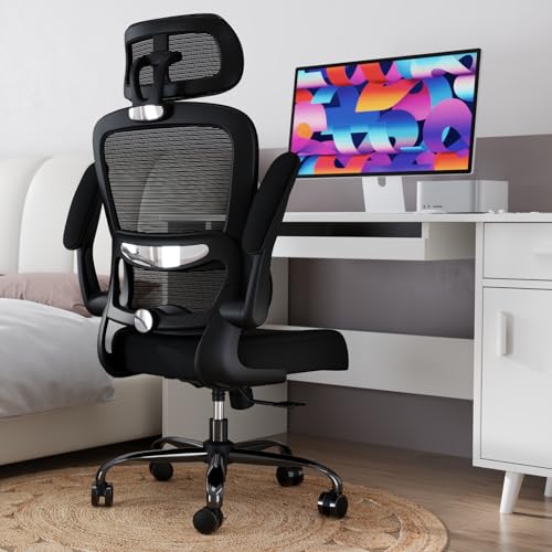 Ergonomic Mesh Office Chair with Wheels, High Back, 330 LBS Capacity A84765