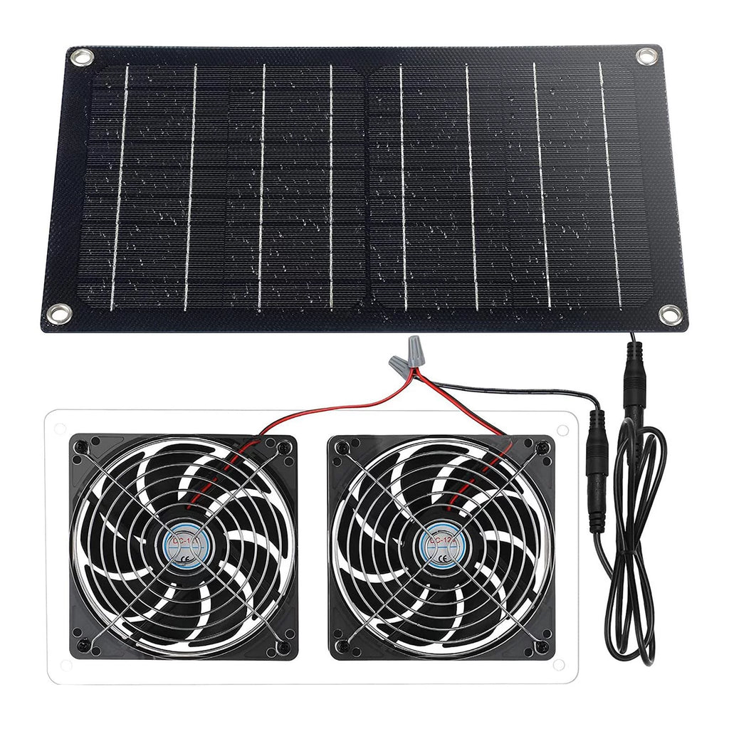 Solar Exhaust Fan for Chicken Coop Greenhouse T2175