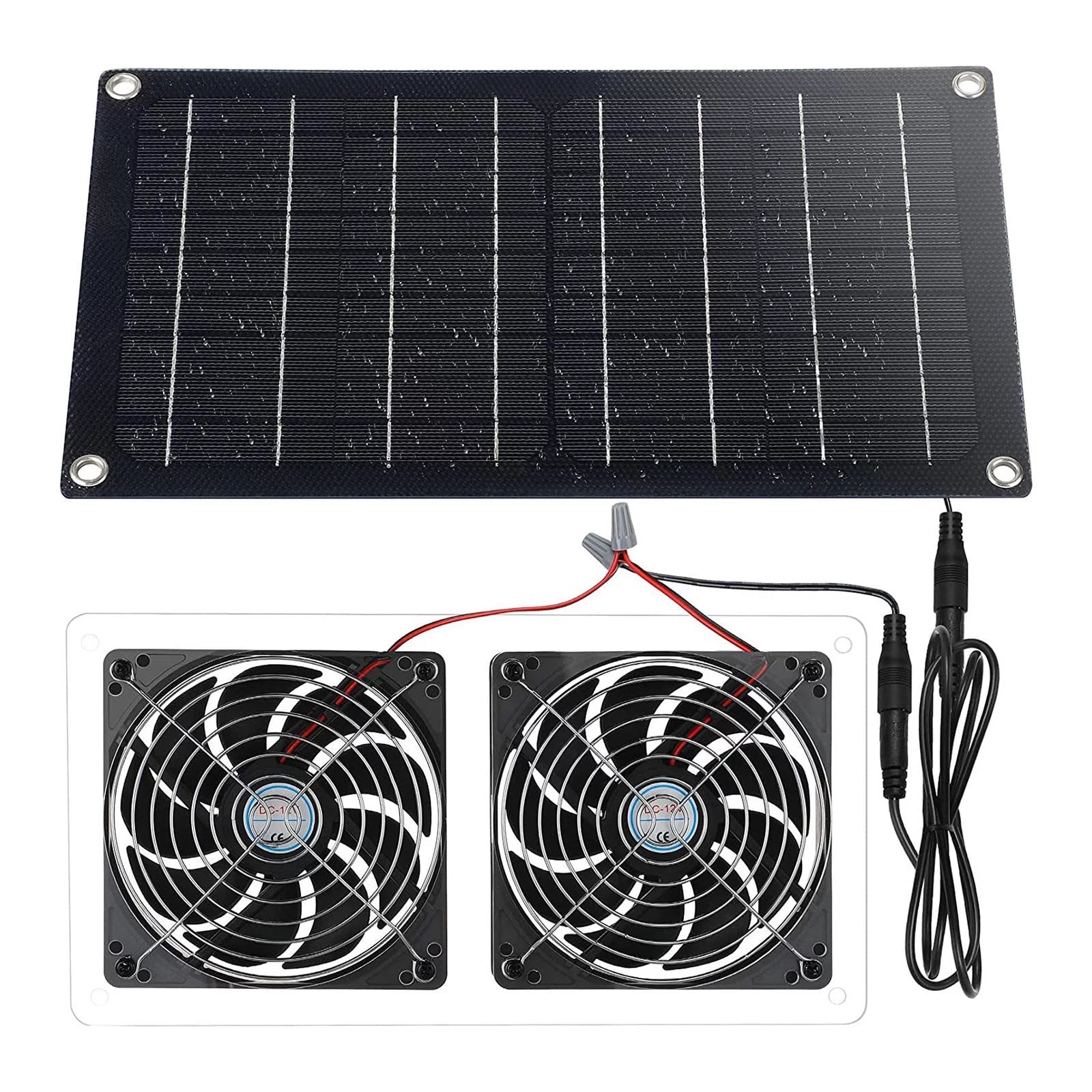 Solar Exhaust Fan for Chicken Coop Greenhouse T2175