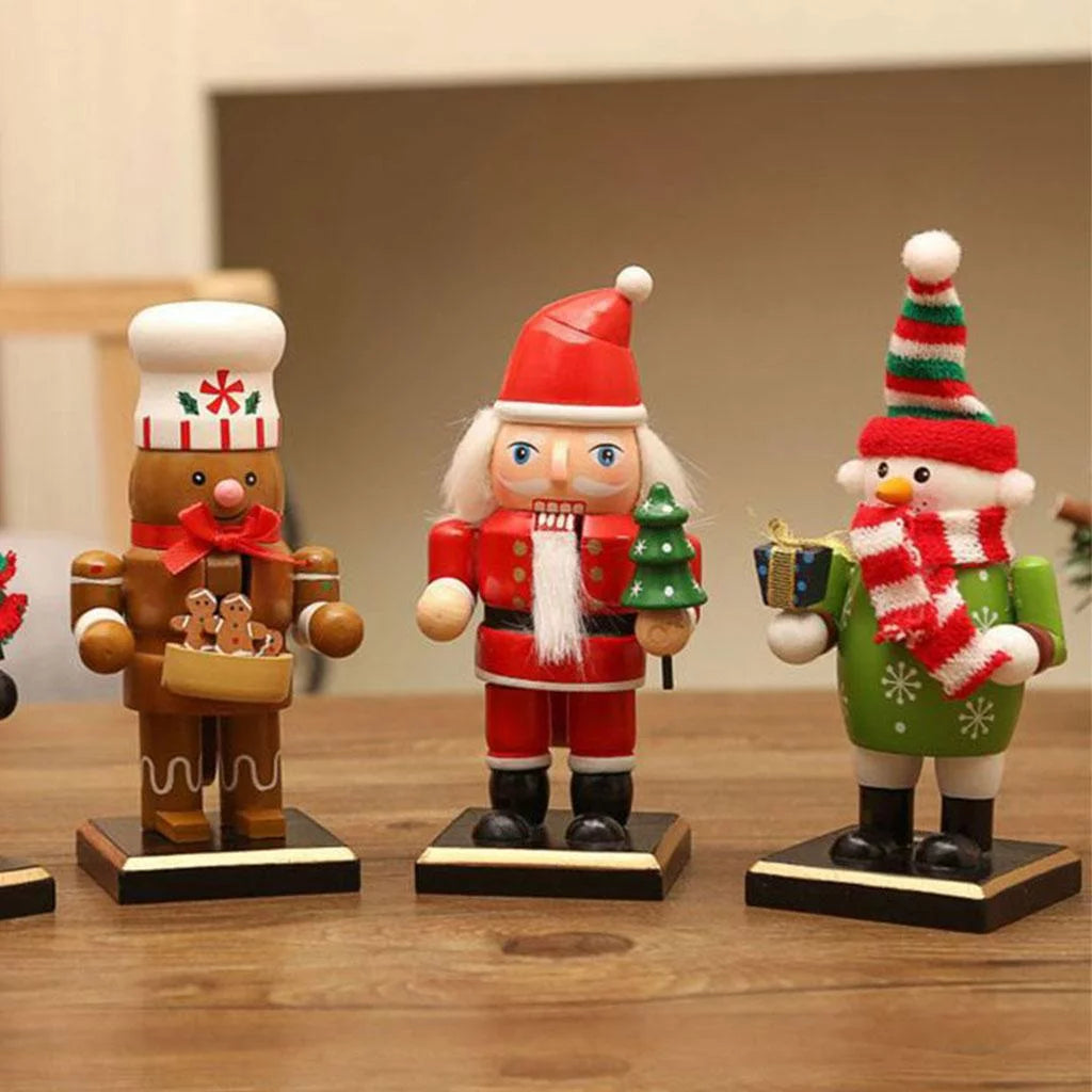 Nutcracker Puppet Toy 16cm Xmas Gingerbread Decor F380928