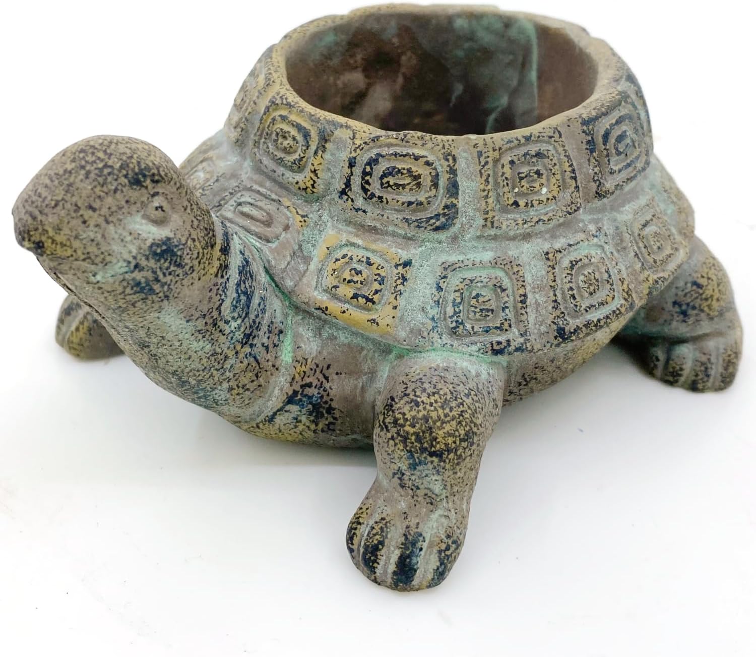 Small Cement Turtle Planter for Succulents C2896
