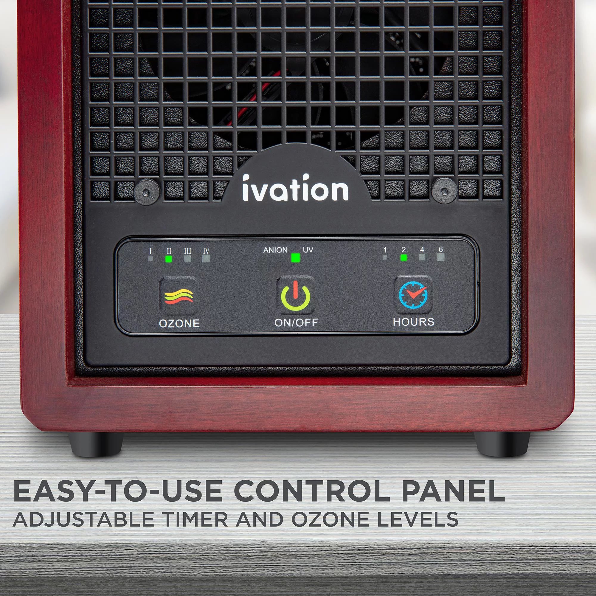 Ozone Air Purifier with Multi-Level Filtration and UV Lamps N878
