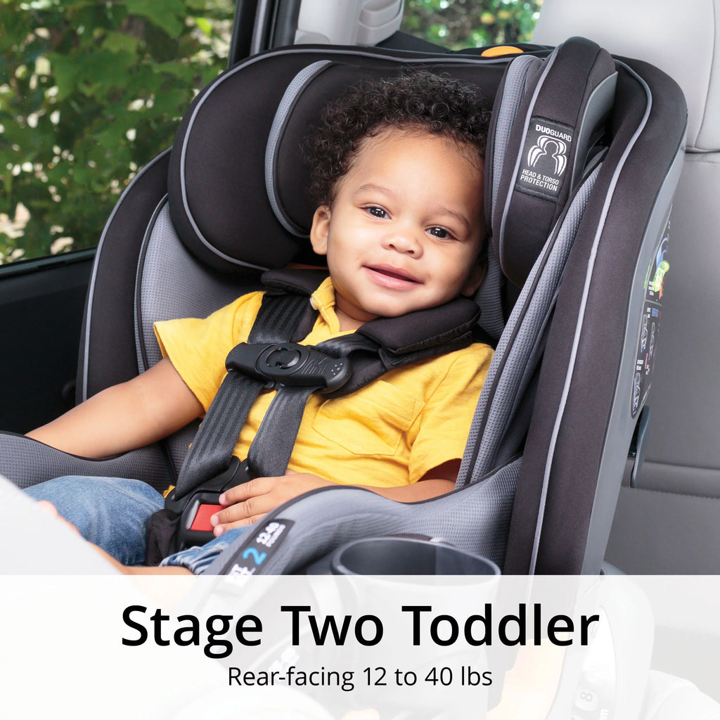 4-in-1 Convertible Car Seat, Navy/Purple Y1822