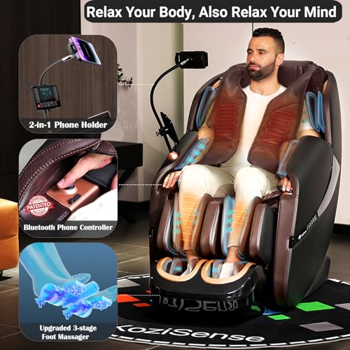 Zero Gravity SL-Track Shiatsu Massage Recliner Chair with Heat S61546