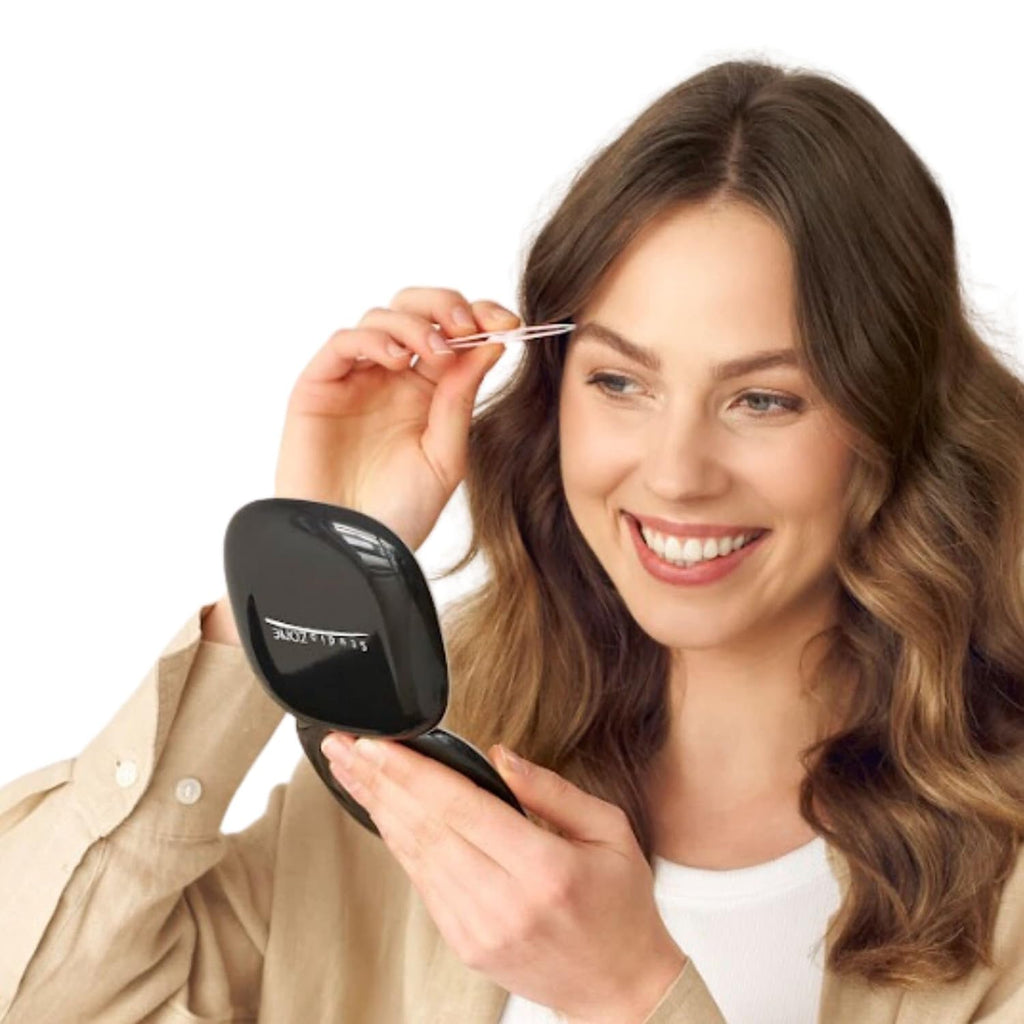 Compact Mirror with Light, 10X Magnifying, USB Rechargeable X51450