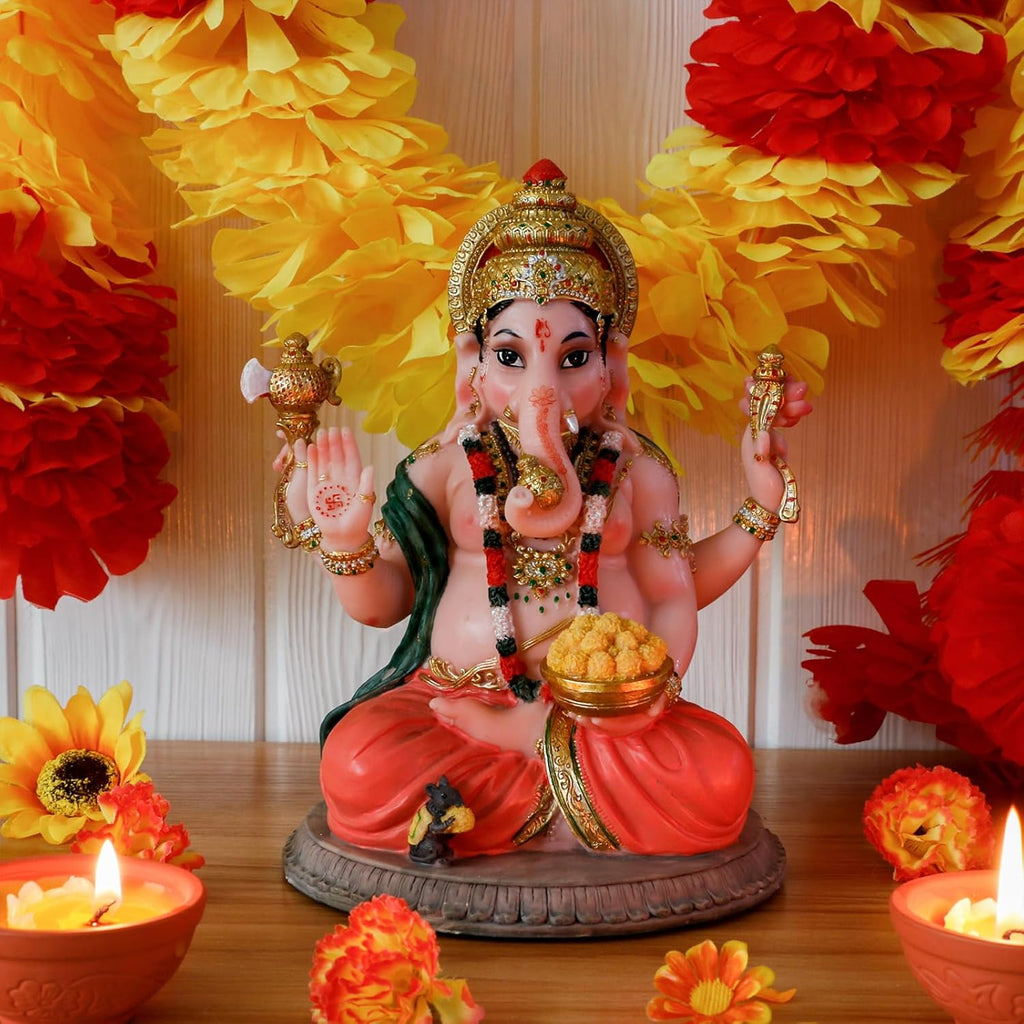 Ganesha Statue for Home Temple Pooja Decor S554