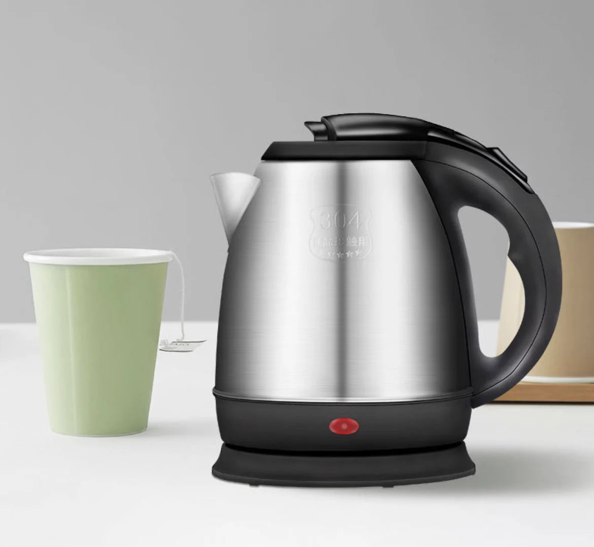 Electric Kettle 1.8L Stainless Steel, Auto Shut-Off K73458
