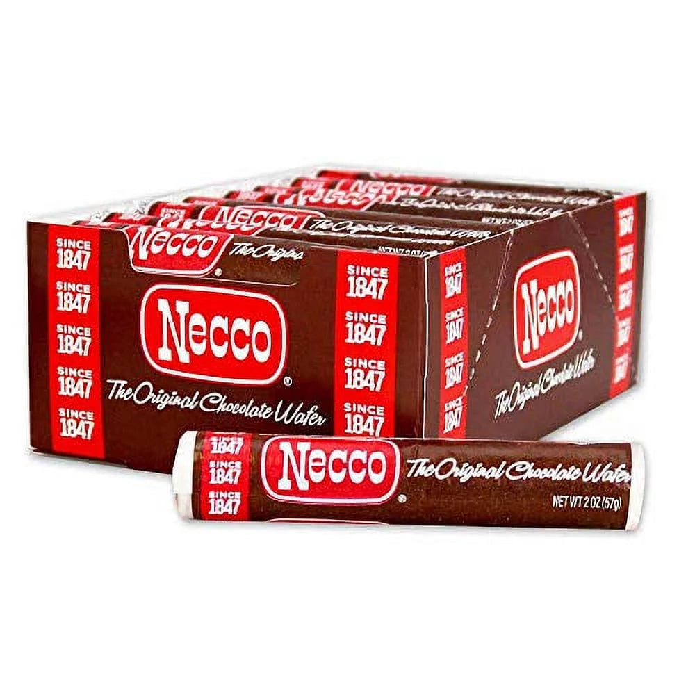 Chocolate Wafers Display Pack, 2-Ounce Rolls (Pack of 24) I87185
