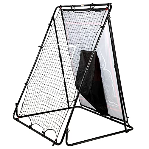 Baseball Pitching Target and Rebounder Net - 2-in-1 Pitch Trainer and Pitchback Net S812611