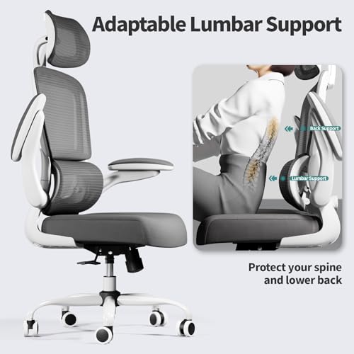 Ergonomic Mesh Office Chair with Wheels, High Back, 330 LBS Capacity A84765