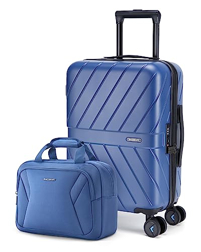 Carry On Luggage 22x14x9 with TSA Lock, Hardside Spinner Suitcase 20 Inch J7440