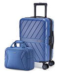 Carry On Luggage 22x14x9 with TSA Lock, Hardside Spinner Suitcase 20 Inch J7440