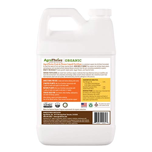 Organic Liquid Fertilizer for Fruits, Flowers and Vegetables U491