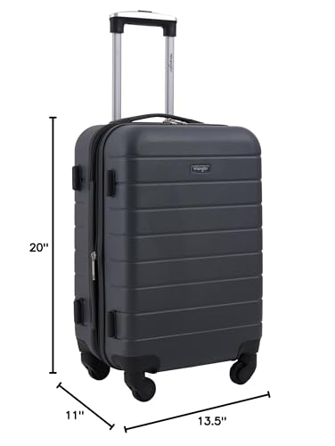 Smart Luggage Set with Cup Holder and USB Port, 20-Inch Carry-On D90568