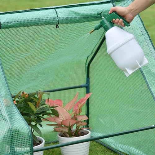 6 ft. x 3 ft. Mini Greenhouse with 2 Zipper Doors, UV Protected Z6284