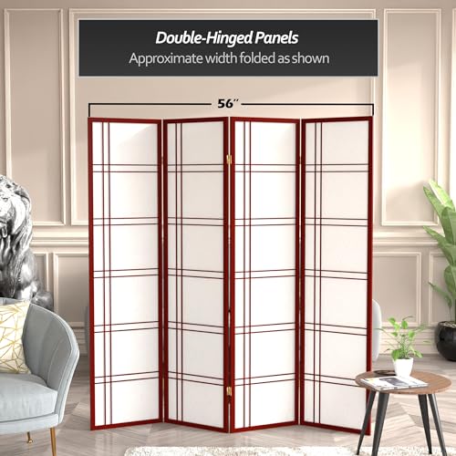 6 Panel Honey Room Divider D80902