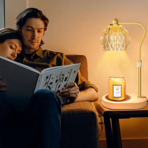 Candle Warmer Lamp with Timer, Dimmable Height for Jar Candles C186405
