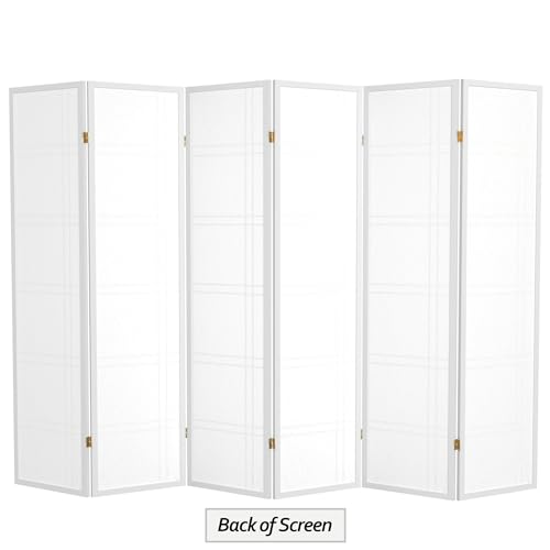6 Panel Honey Room Divider D80902