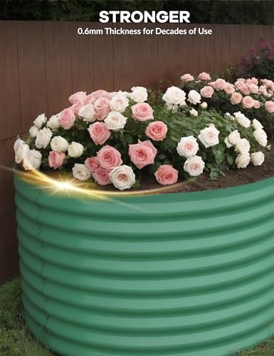 Galvanized Raised Garden Bed for Vegetables, Fruits and Flowers V33720