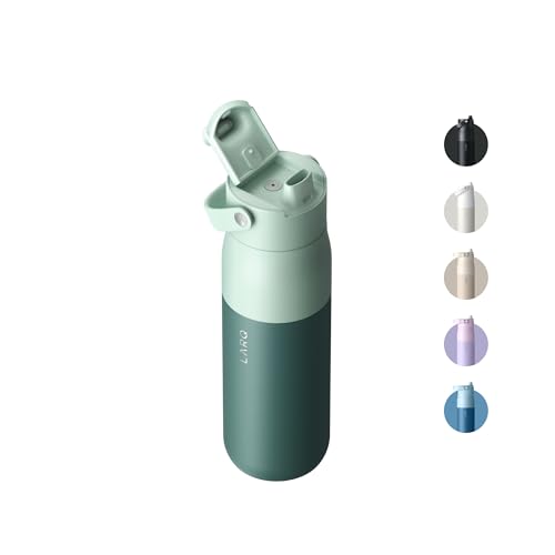 Insulated Stainless Steel Water Bottle with Silicone Handle, 34oz Z278258