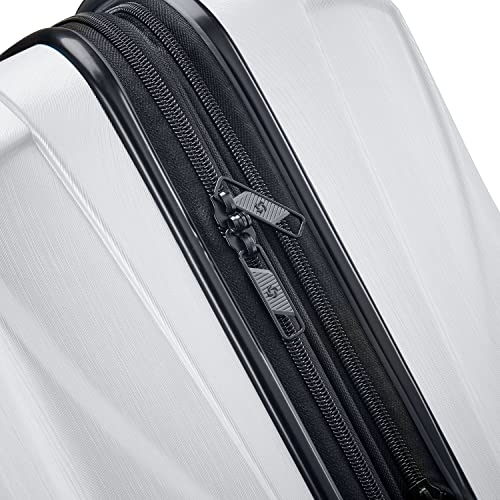 Hardside Expandable Carry-On Luggage with Spinner Wheels, Black, 20-Inch O253