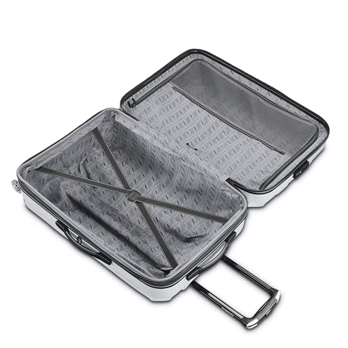 Hardside Expandable Carry-On Luggage with Spinner Wheels, Black, 20-Inch O253