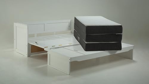 Murphy Cube Cabinet Bed (White, Queen) N4098